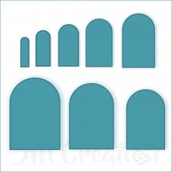 Stanzschablone - Bogen-Set